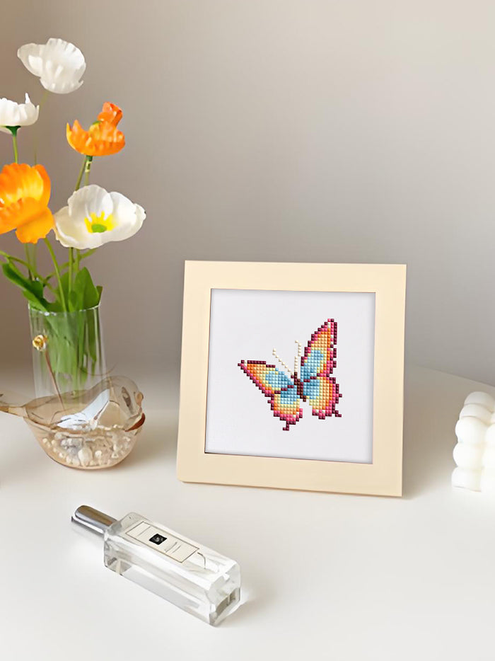 Set of 9 Butterflies - Mini Diamond Painting Kit
