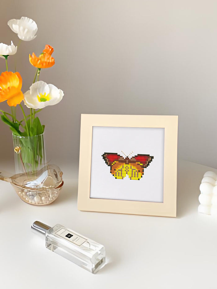 Set of 9 Butterflies - Mini Diamond Painting Kit