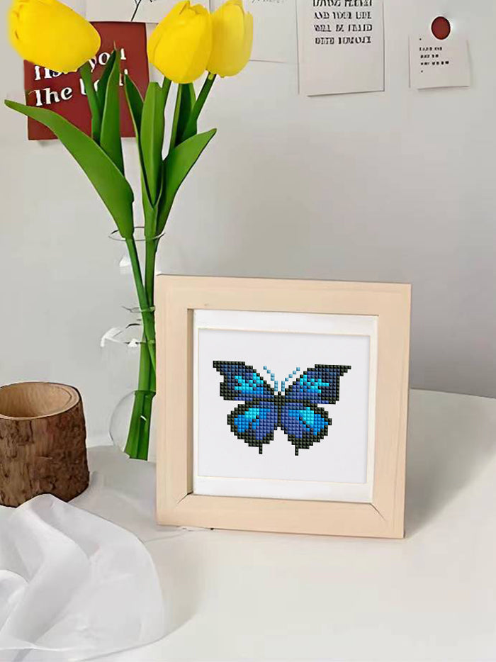 Set of 9 Butterflies - Mini Diamond Painting Kit