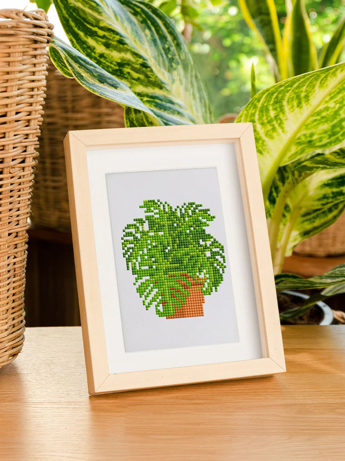 Set of 12 Plants A - Mini Diamond Painting Kit