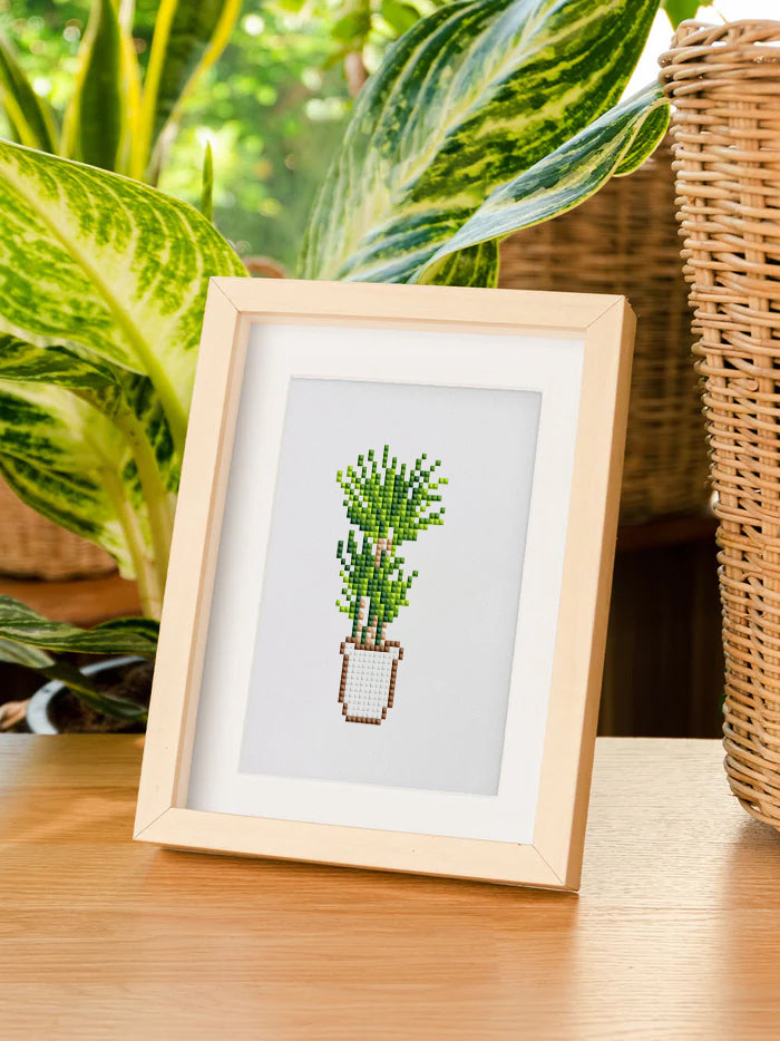 Set of 12 Plants A - Mini Diamond Painting Kit