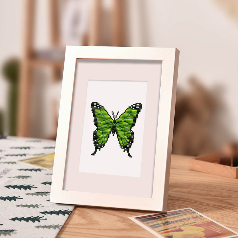 Set of 4 Butterflies - Mini Diamond Painting Kit