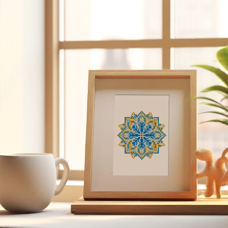 Set of 4 Mandalas - Mini Diamond Painting Kit