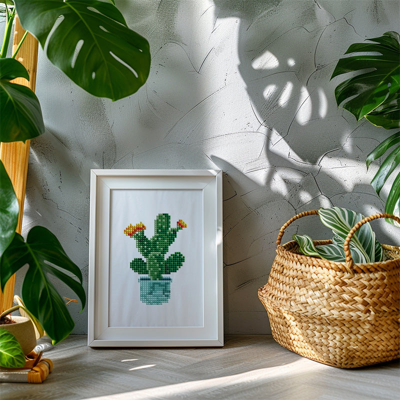 Set of 4 Plants - Mini Diamond Painting Kit