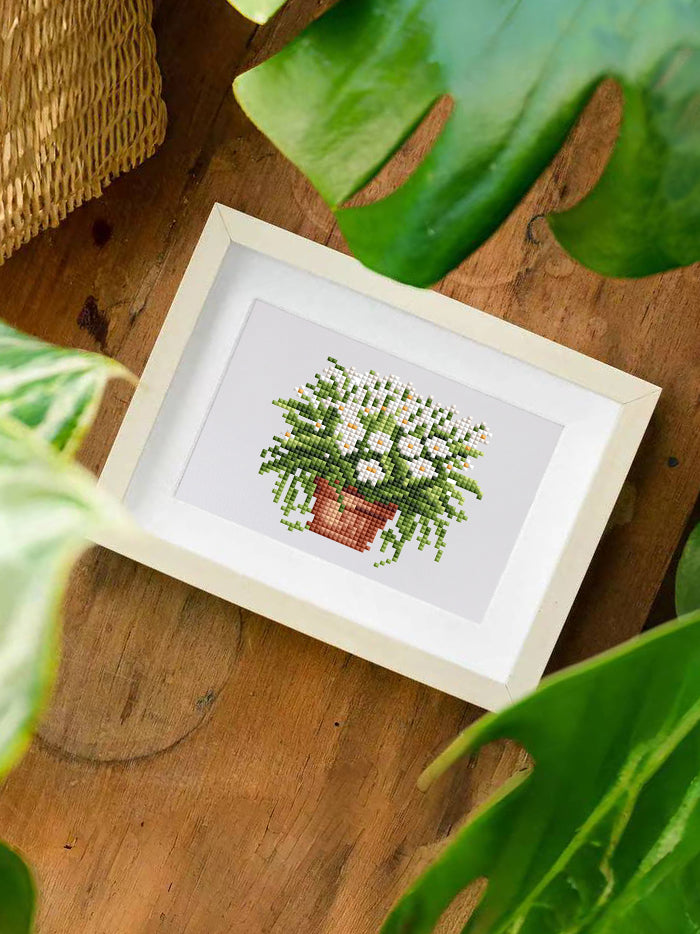 Set of 12 Plants B - Mini Diamond Painting Kit