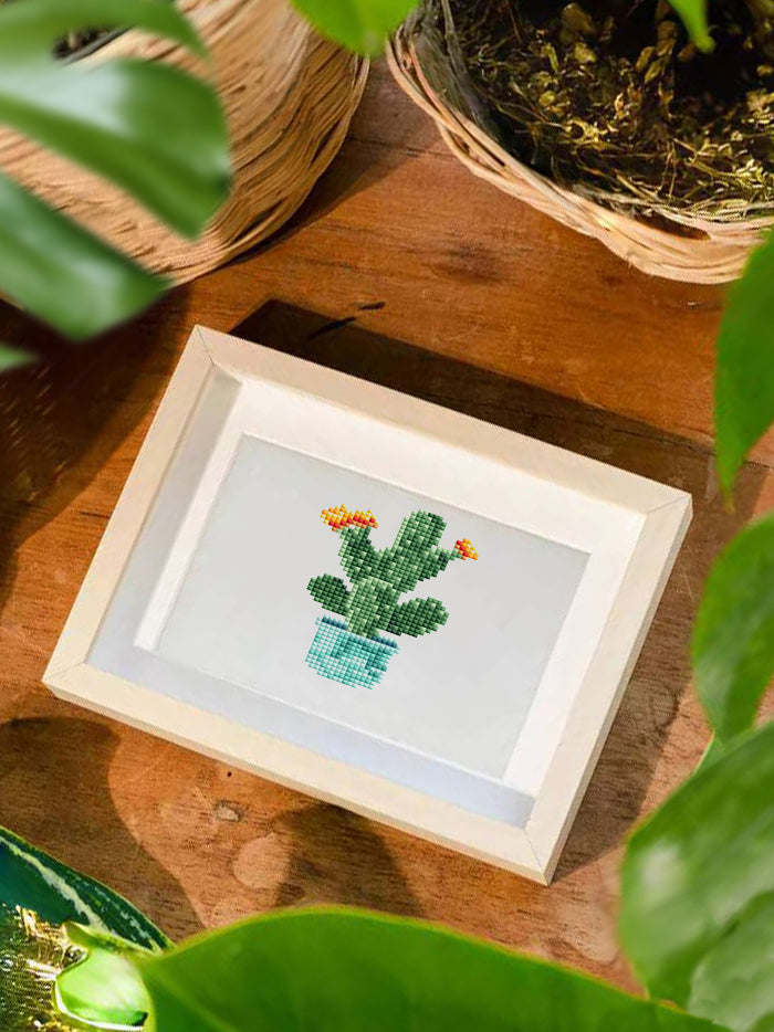 Set of 12 Plants B - Mini Diamond Painting Kit