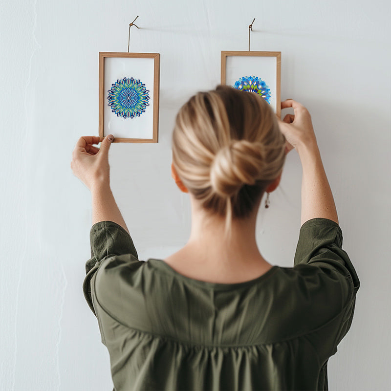 Set of 4 Mandalas - Mini Diamond Painting Kit