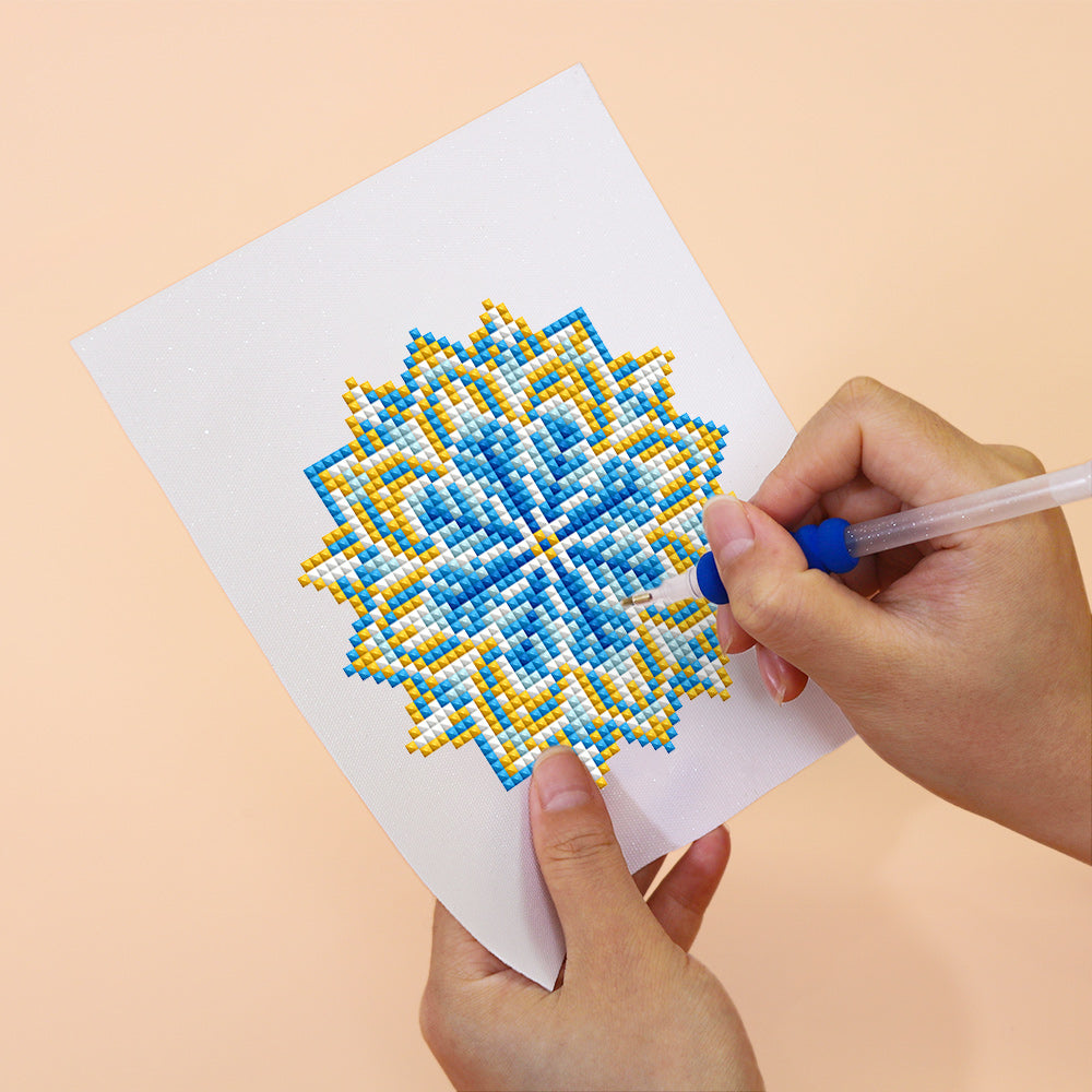 Set of 4 Mandalas - Mini Diamond Painting Kit