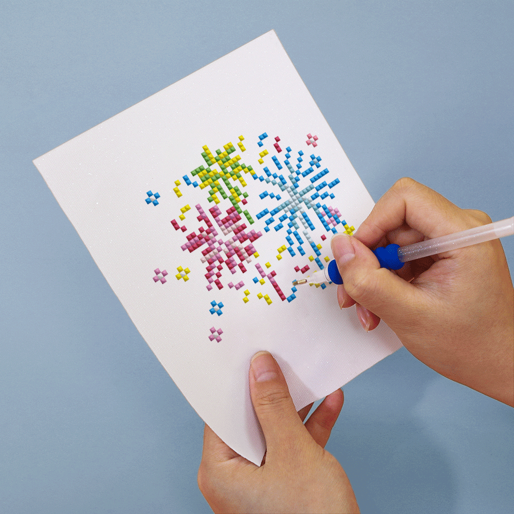 Set of 12 Birthday - Mini Diamond Painting Kit