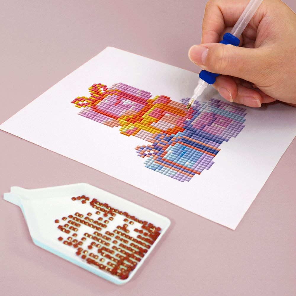 Set of 12 Birthday - Mini Diamond Painting Kit