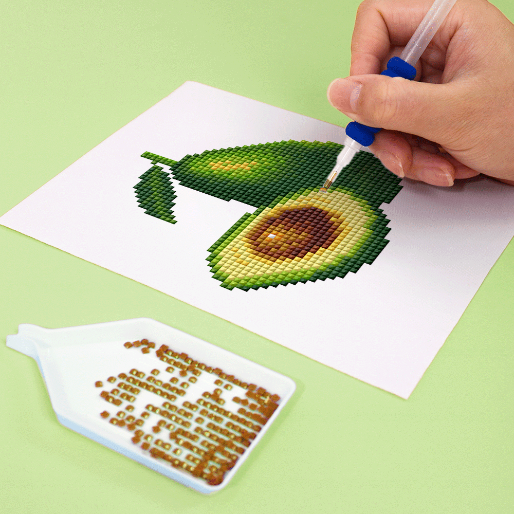 Set of 12 Fruits - Mini Diamond Painting Kit