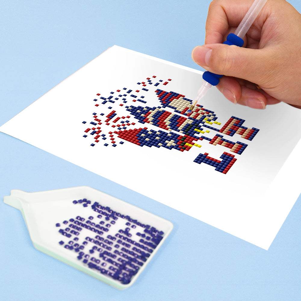 Set of 4 America - Mini Diamond Painting Kit