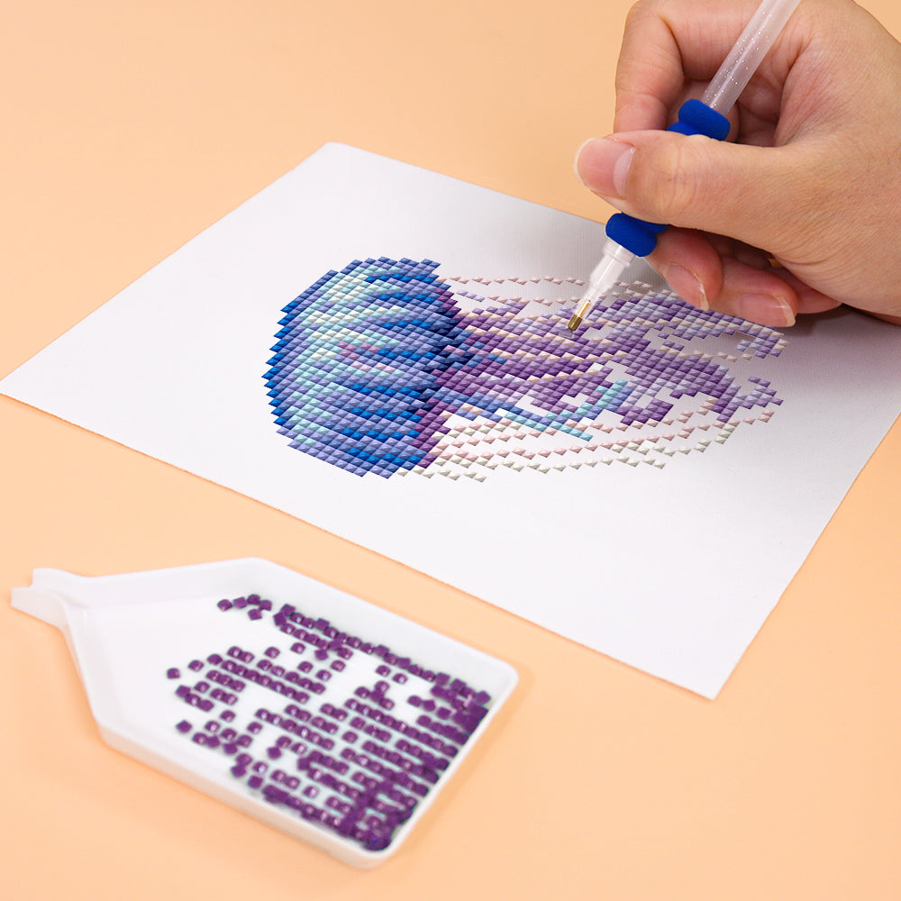 Set of 12 Ocean Wonders - Mini Diamond Painting Kit
