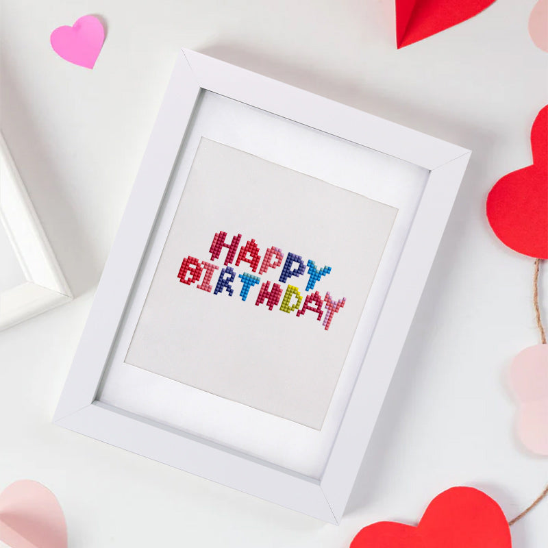 Set of 12 Birthday - Mini Diamond Painting Kit