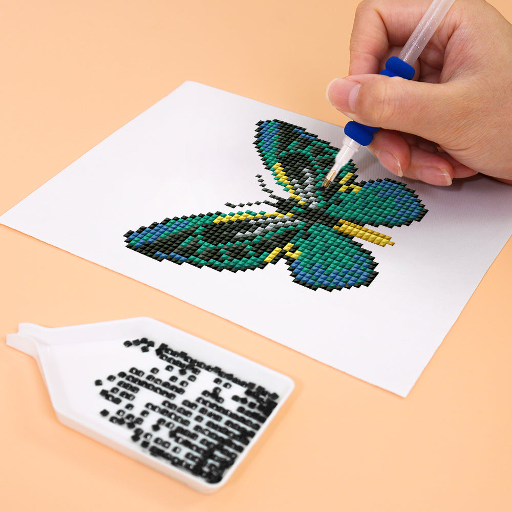 Set of 4 Butterflies - Mini Diamond Painting Kit