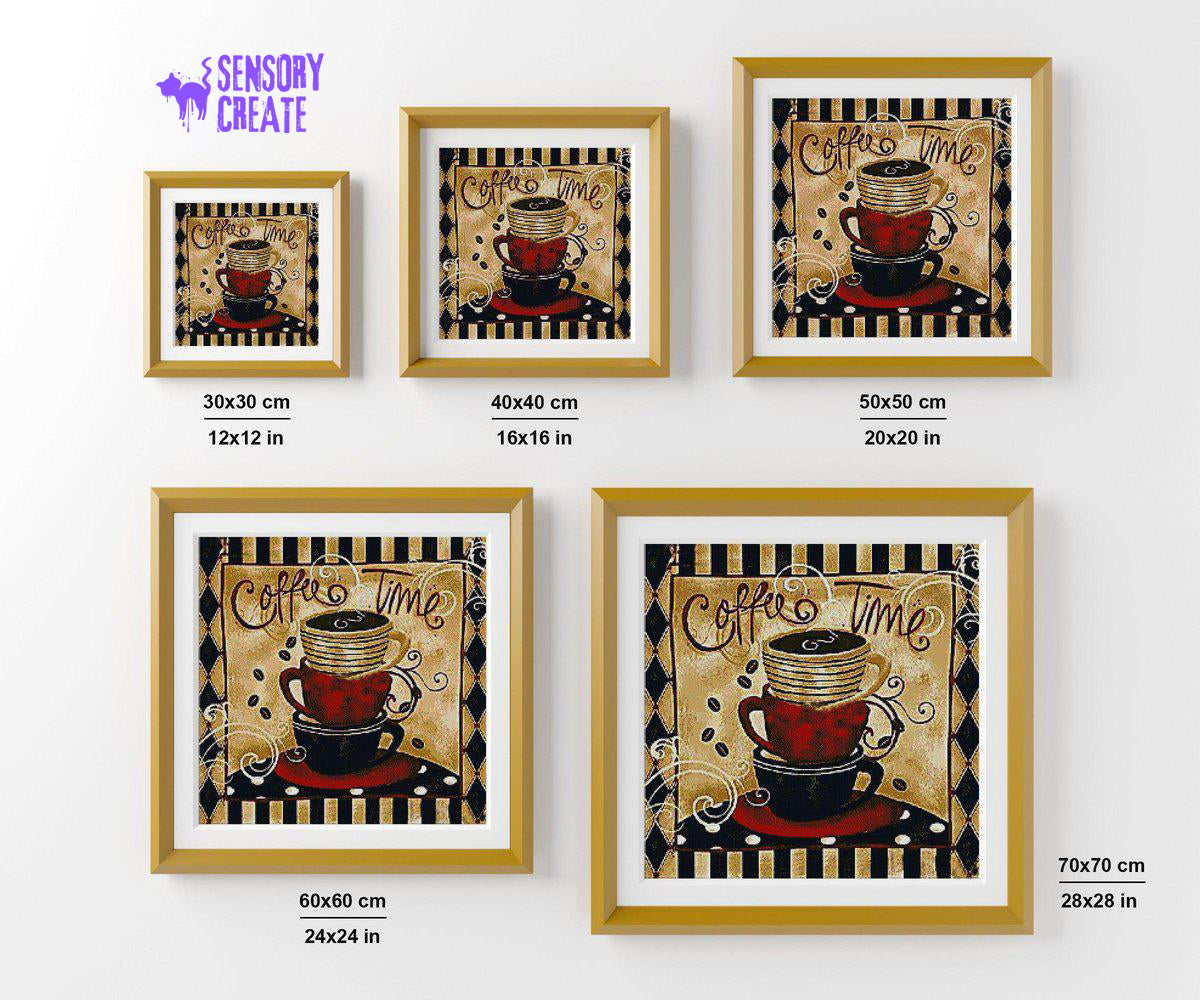 Coffee Time - Diamond Painting Kit