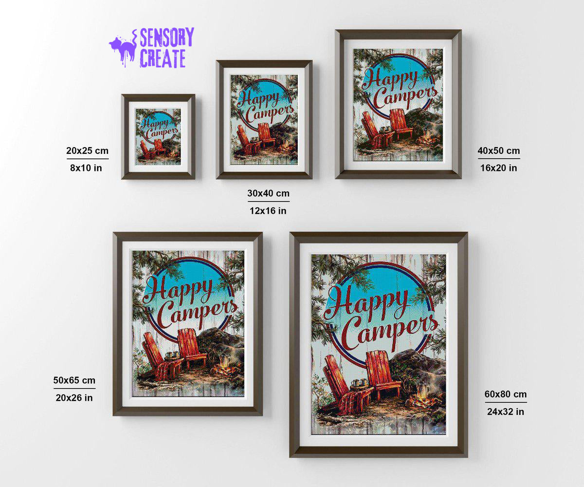 Happy Campers - Diamond Painting Kit