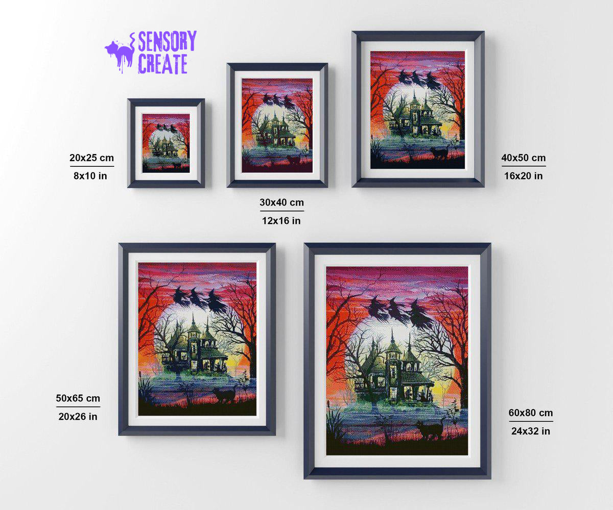 Haunted House - Diamond Painting Kit