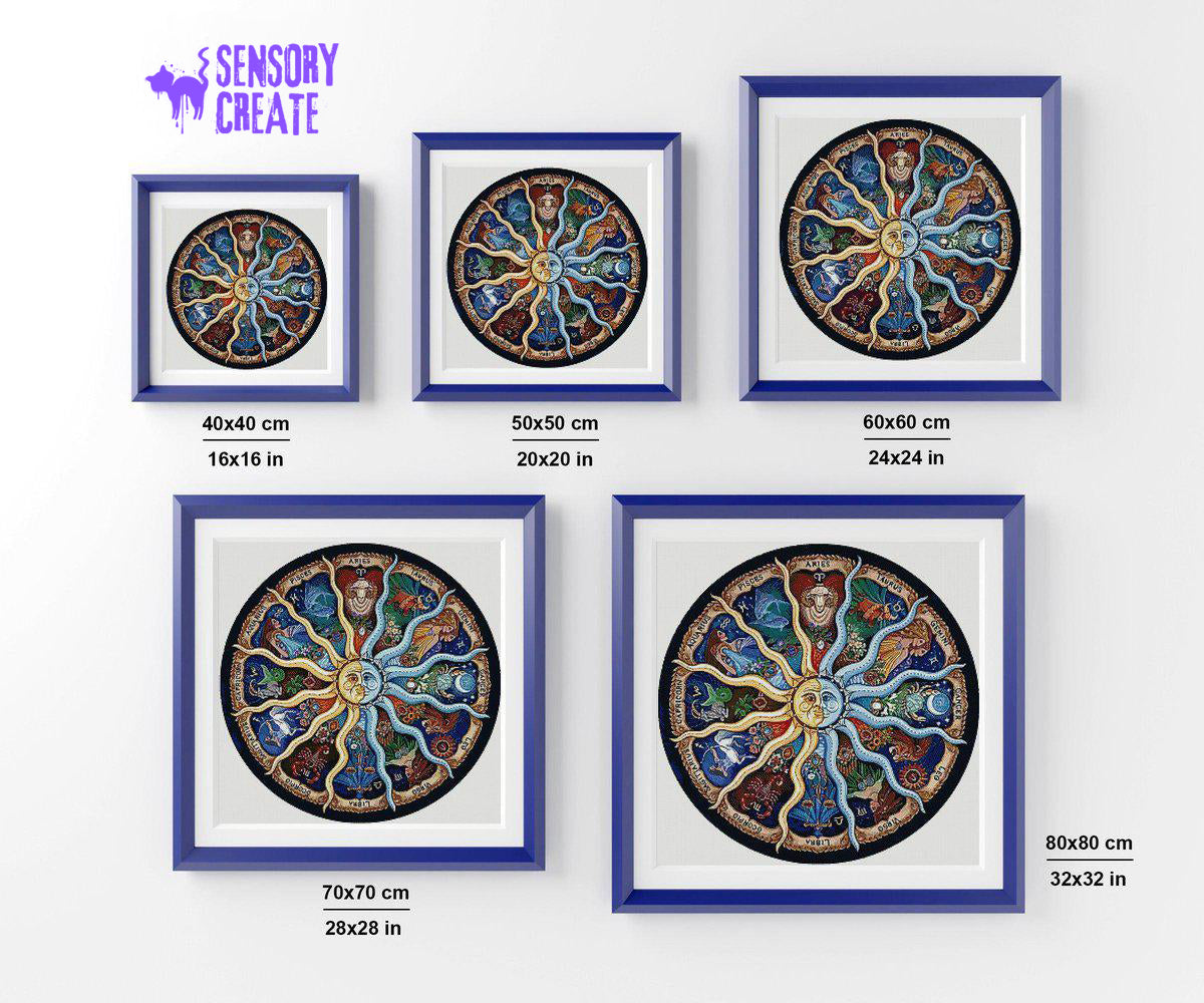 Sun and Moon - Diamond Painting Kit