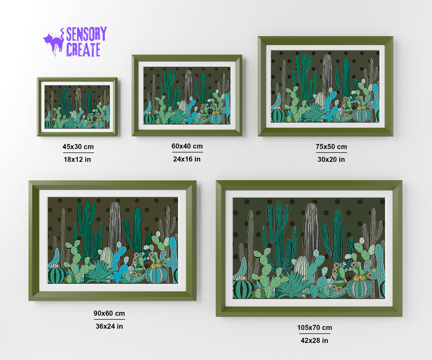 Saguaro Cactus - Diamond Painting Kit