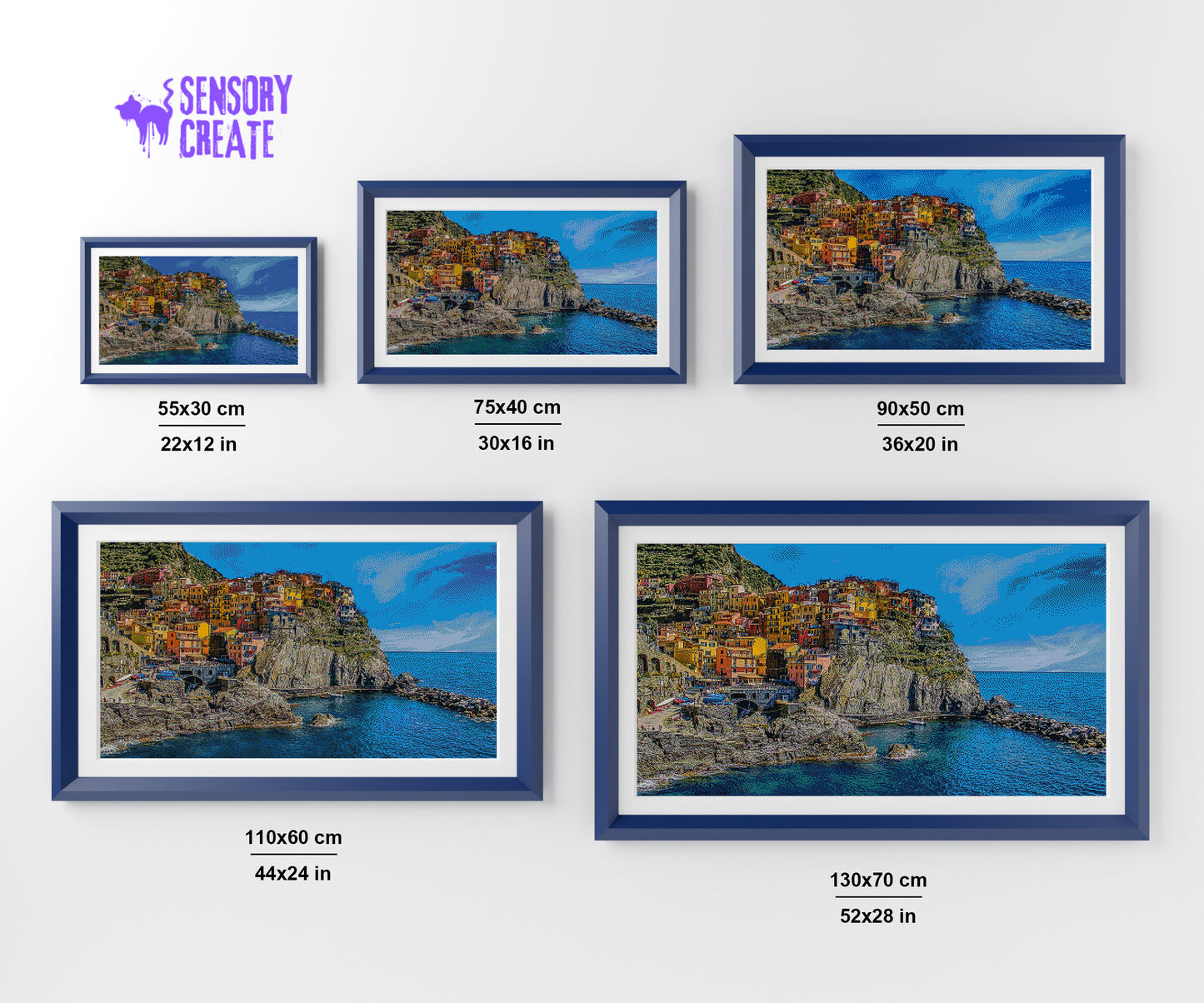 Cinque Terre - Diamond Painting Kit