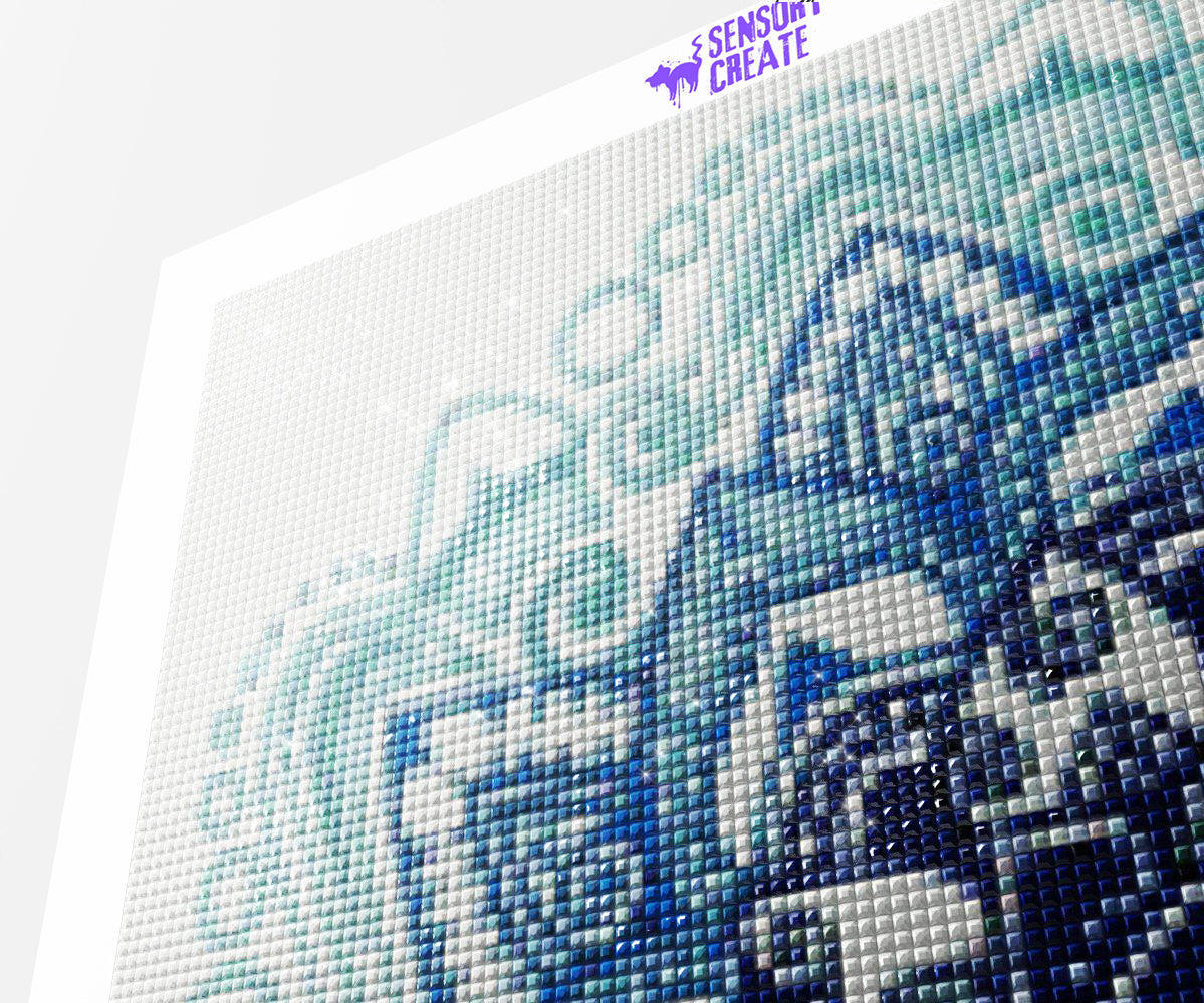 Blue Mandala - Diamond Painting Kit