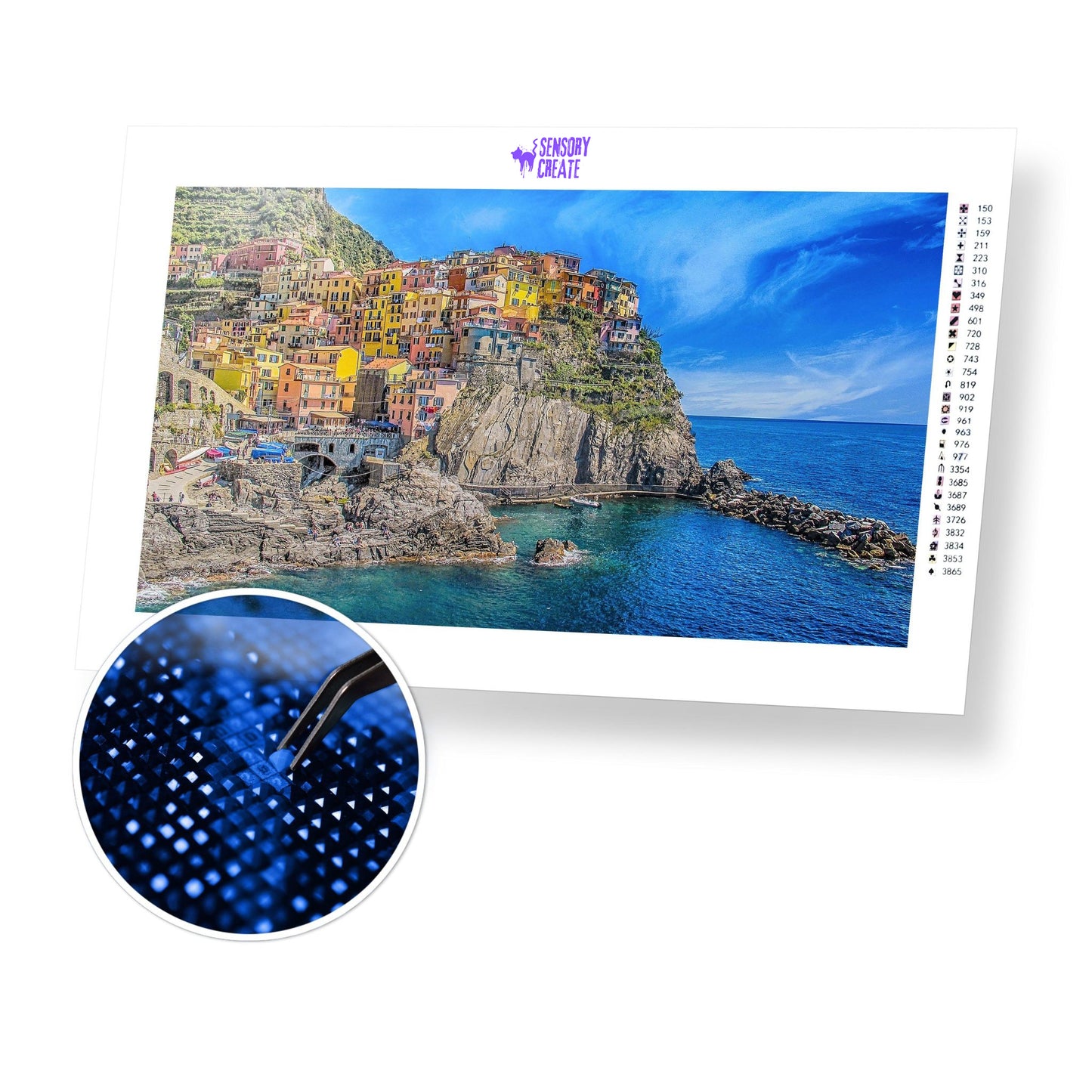 Cinque Terre - Diamond Painting Kit