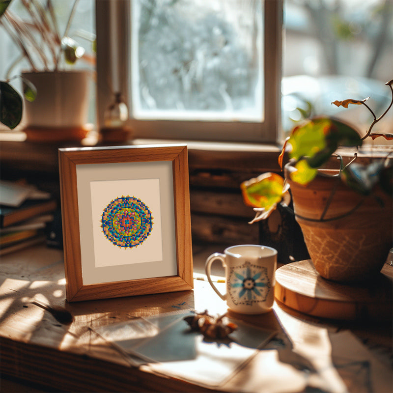 Set of 4 Mandalas - Mini Diamond Painting Kit