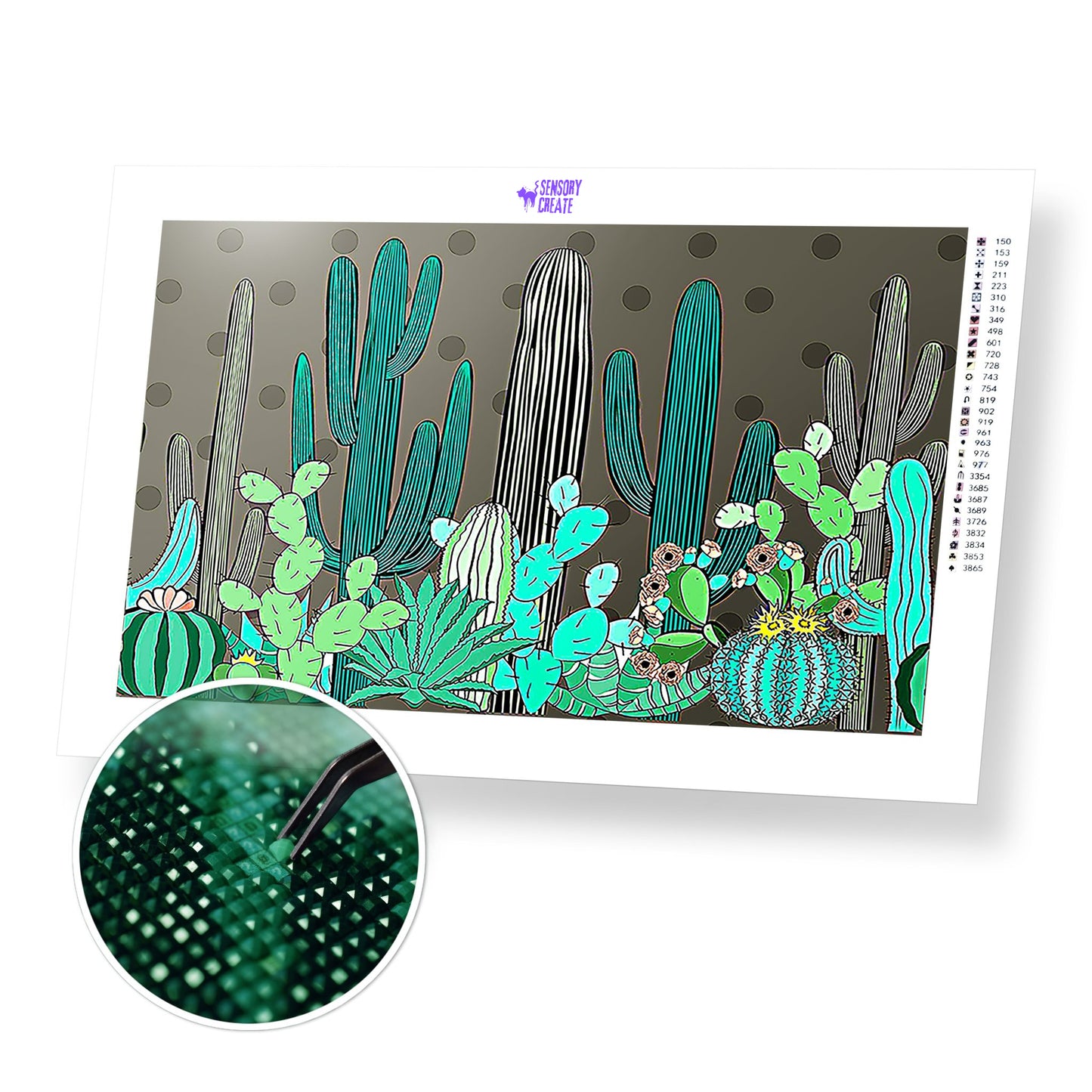 Saguaro Cactus - Diamond Painting Kit