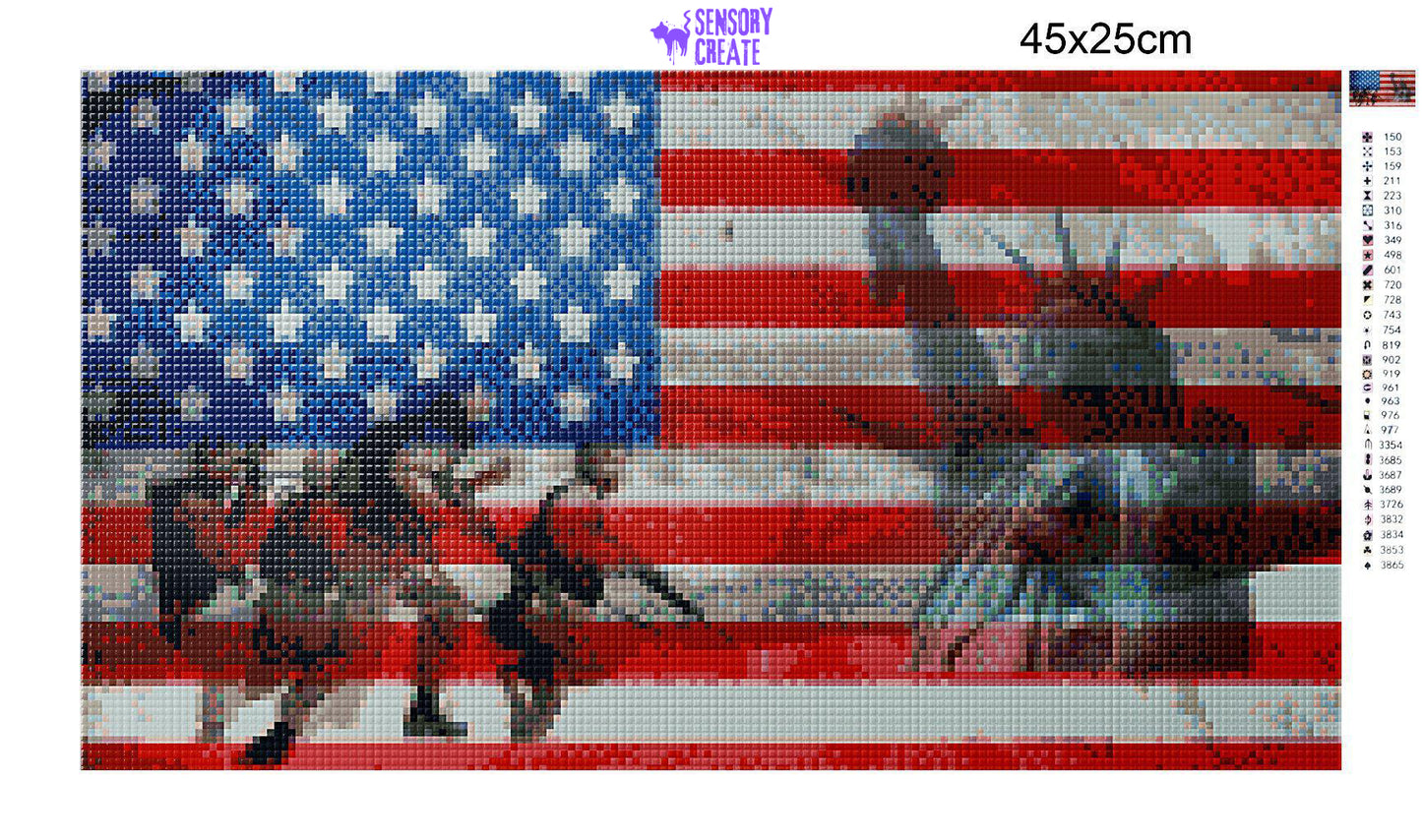 Veteran Tribute - Diamond Painting Kit