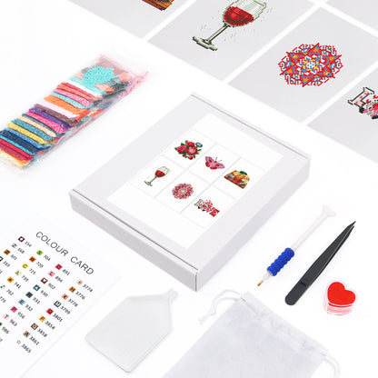 Set of 6 Date Night - Mini Diamond Painting Kits