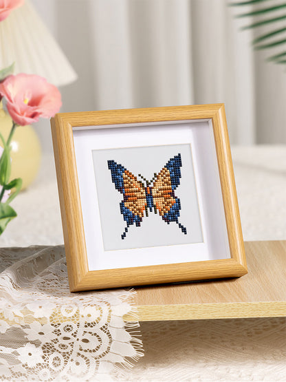 Set of 9 Butterflies - Mini Diamond Painting Kit