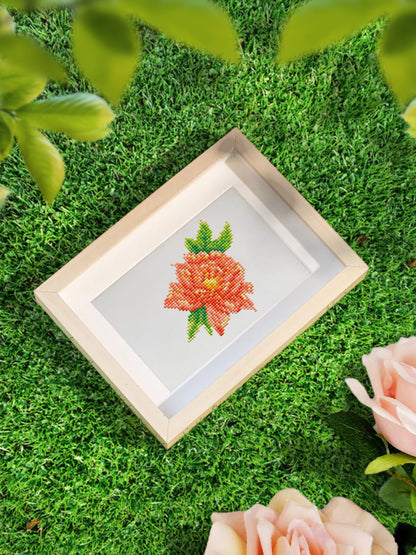 Set of 12 Flowers A - Mini Diamond Painting Kit