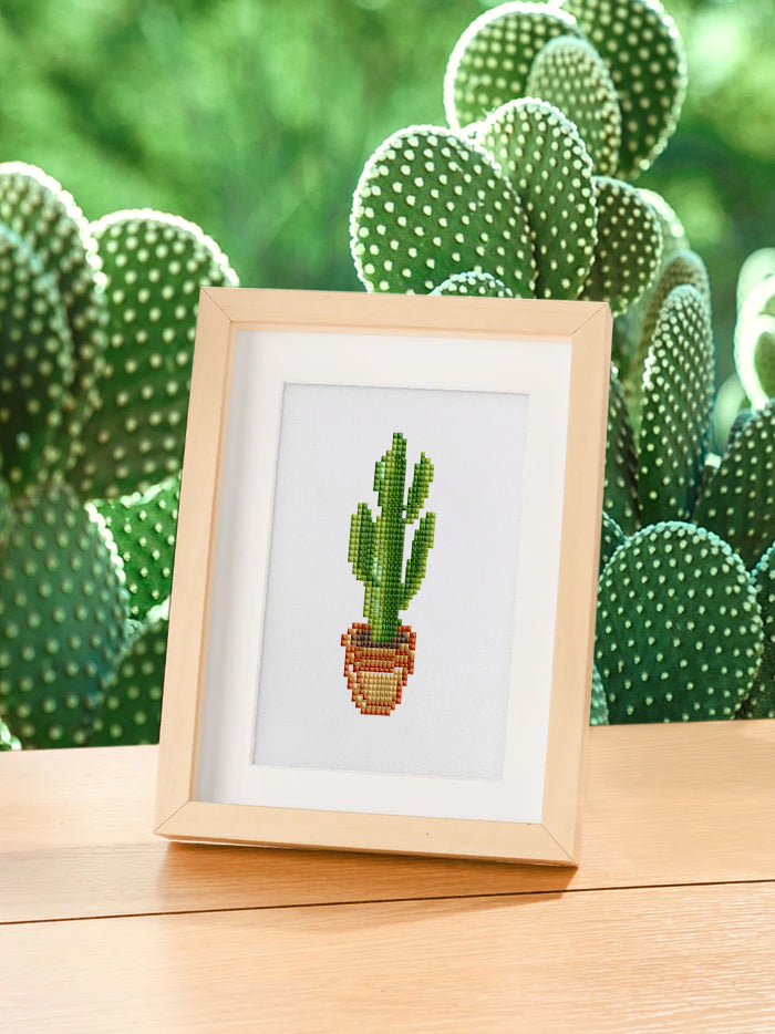 Set of 12 Plants A - Mini Diamond Painting Kit