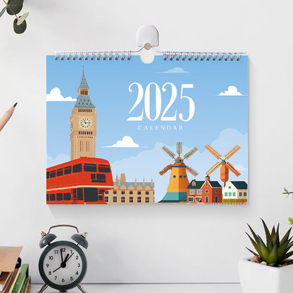 2025 Landmarks Paint By Numbers Calendar