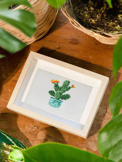 Set of 12 Plants B - Mini Diamond Painting Kit