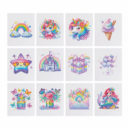 Set of 12 Fairyland - Mini Diamond Painting Kit