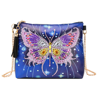 Sparkling Butterfly - Diamond Painting Hand Bag