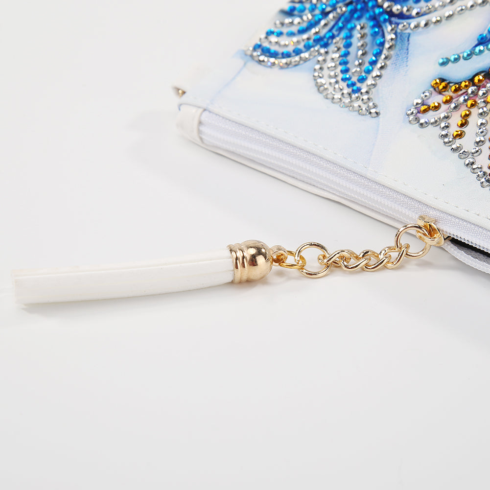 Elegance in Blue - Diamond Painting Hand Bag