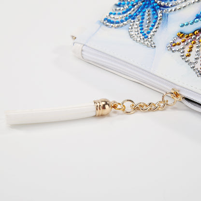 Elegance in Blue - Diamond Painting Hand Bag