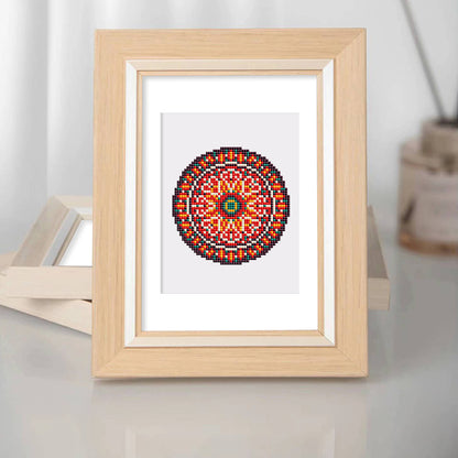 Set of 12 Mandala B - Mini Diamond Painting Kit