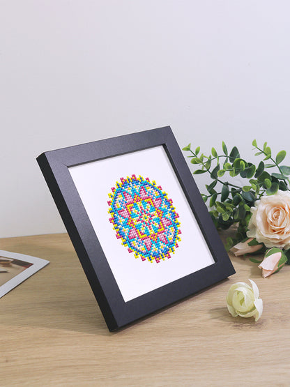 Set of 12 Mandala A - Mini Diamond Painting Kit