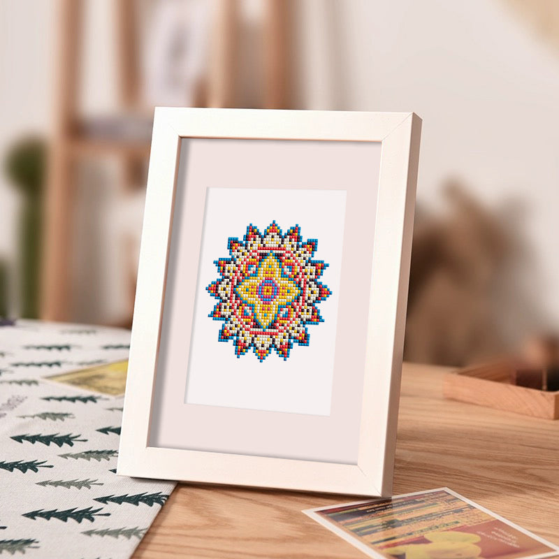 Set of 12 Mandala B - Mini Diamond Painting Kit