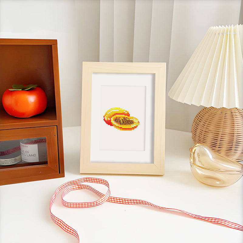 Set of 12 Fruits - Mini Diamond Painting Kit
