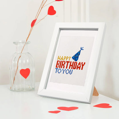 Set of 12 Birthday - Mini Diamond Painting Kit