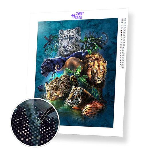 Big Cats - Diamond Painting Kit