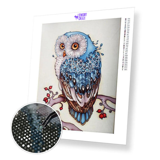 Cute Owl - Diamond Painting Kit