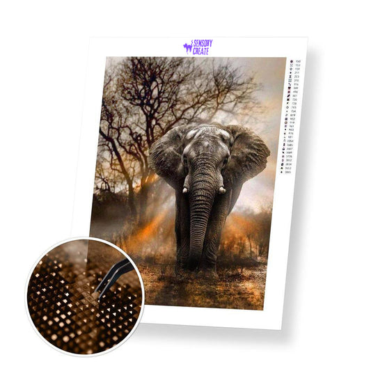 Elephant - Premium Diamond Painting Kit