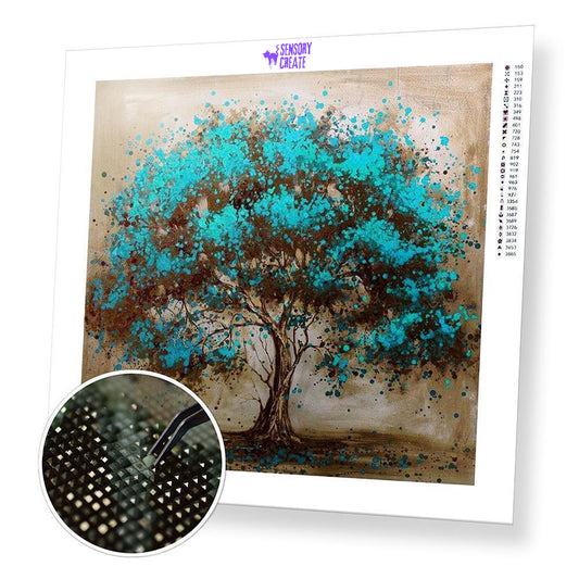 Green Tree - Diamond Painting Kit