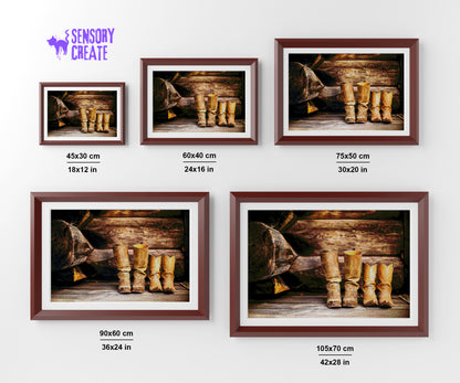 Cowboy Boots - Diamond Painting Kit